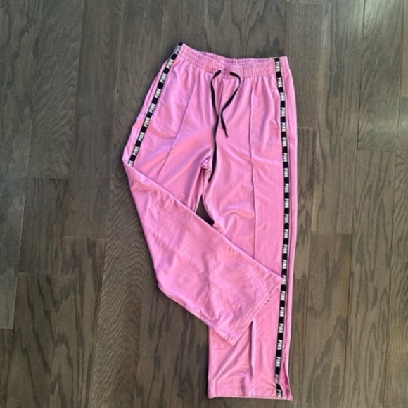 Victoria's Secret PINK High Waist wider Leg Track Pants - Picture 12 of 14
